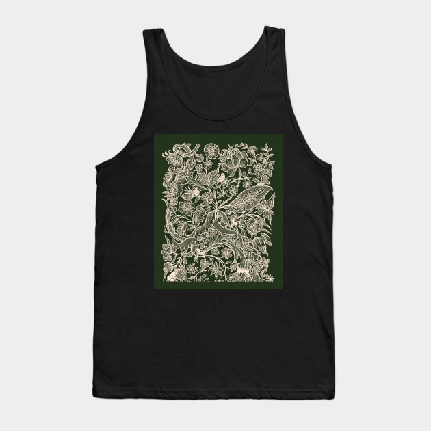 Little green forest Tank Top by SkyisBright